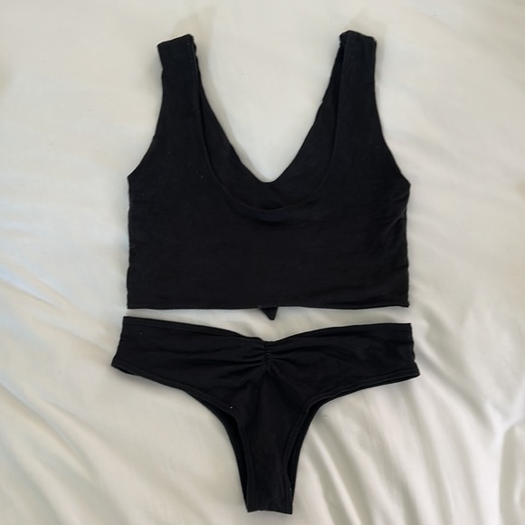 Montce black suede bikini - Picture 2 of 3